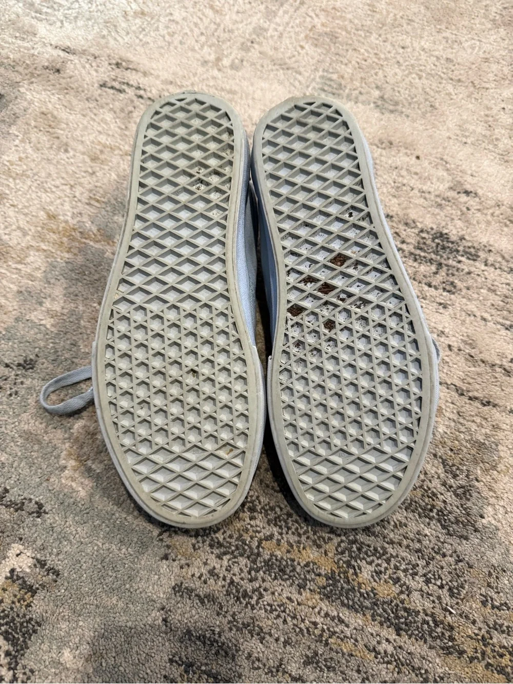 Vans Light Blue Canvas Low-Top Sneakers